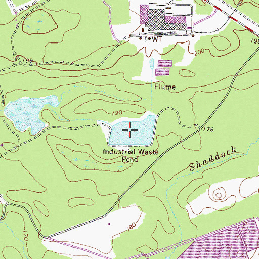 Topographic Map of Mohasco Carpets Dam, GA