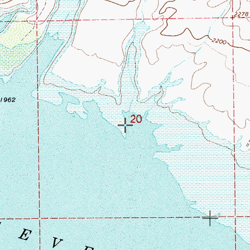 Topographic Map of Schell Gulch, AZ