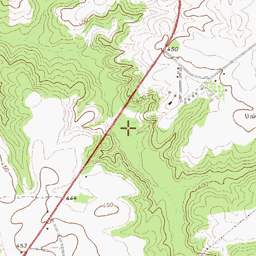 Topographic Map of Ttharpe Lake Dam, GA