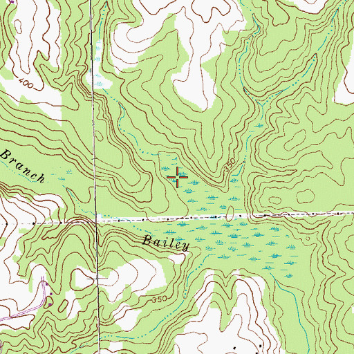 Topographic Map of Jimmy Green Lake Dam, GA