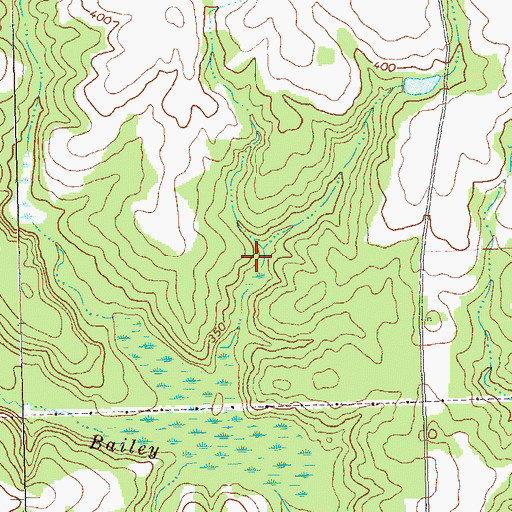Topographic Map of Jimmy Green Lake Dam East, GA
