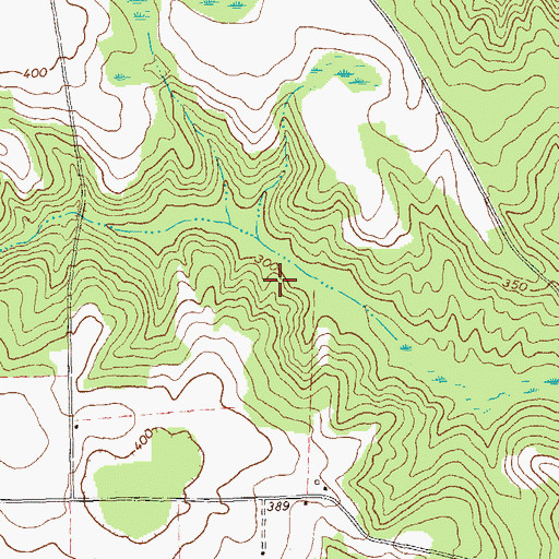 Topographic Map of Floyd Frazier Lake Dam, GA