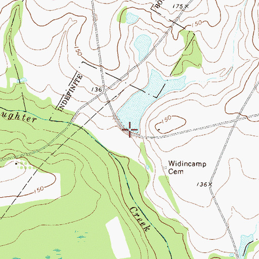 Topographic Map of Big Club House Pond Dam, GA