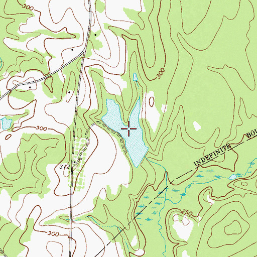 Topographic Map of Minton Pond, GA