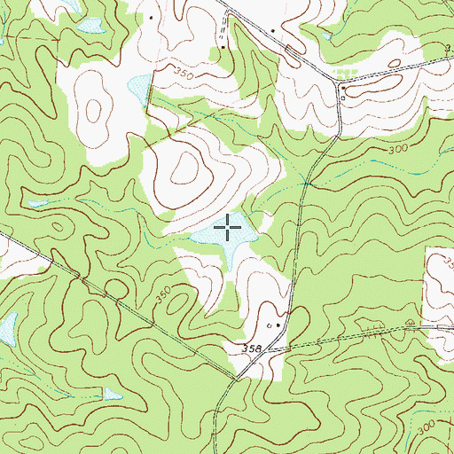 Topographic Map of Kiser Lake, GA