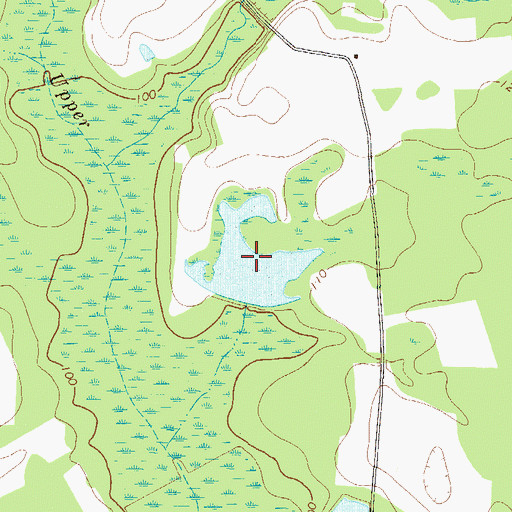 Topographic Map of Trapnell Pond, GA