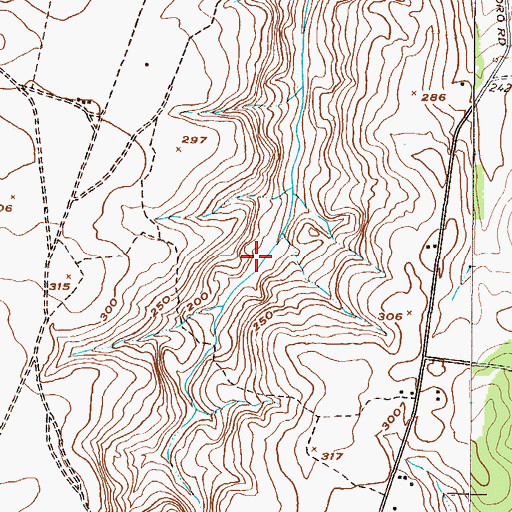Topographic Map of Shaw Lake, GA