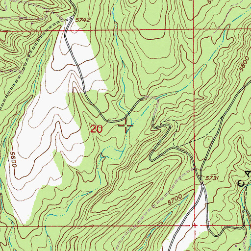 Topographic Map of Scotia Canyon, AZ