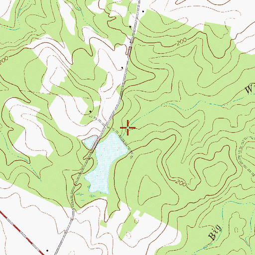 Topographic Map of Swint Pond Dam, GA