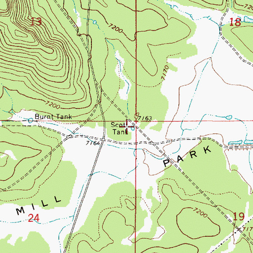 Topographic Map of Scott Tank, AZ