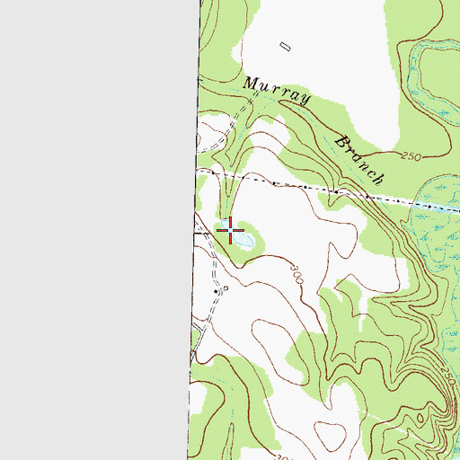Topographic Map of Taylor Lake Dam North, GA