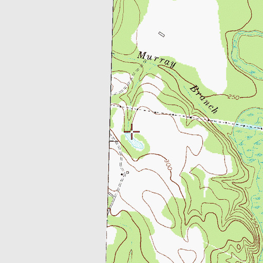 Topographic Map of Taylor Lake North, GA