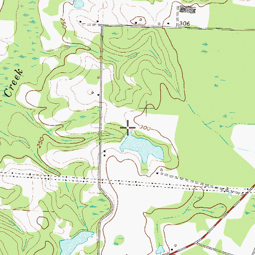 Topographic Map of Smith Lake Dam, GA