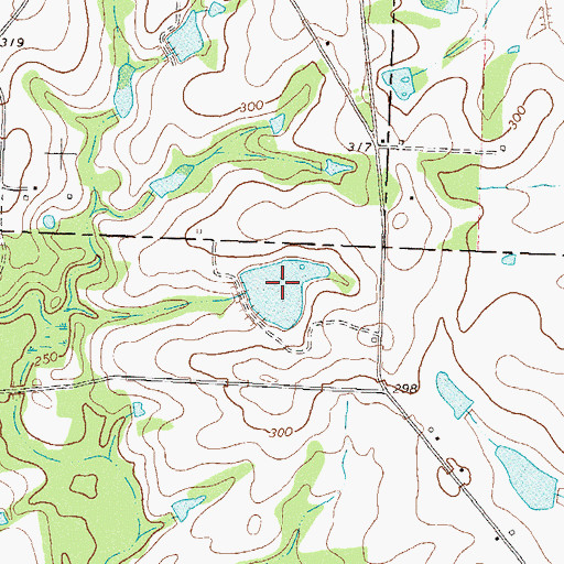Topographic Map of Gray Lake, GA
