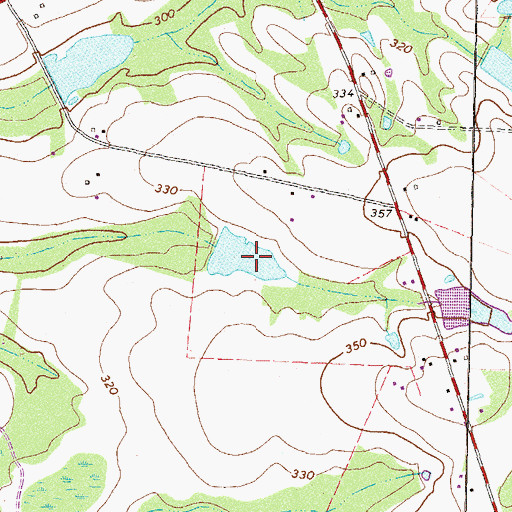 Topographic Map of Stripling Lake, GA