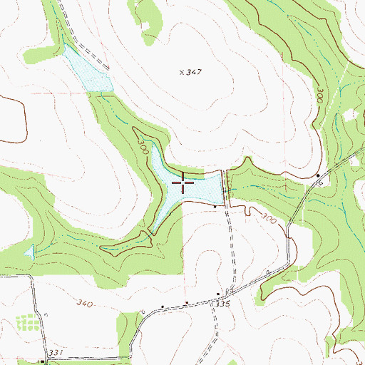 Topographic Map of Sonny Glenn Estate Lake, GA
