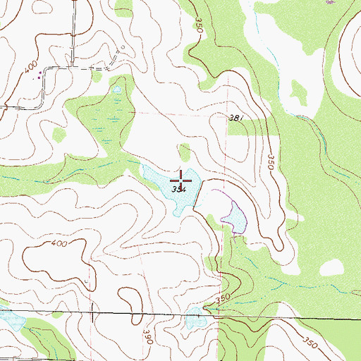 Topographic Map of Varnadoe Lake Dam, GA