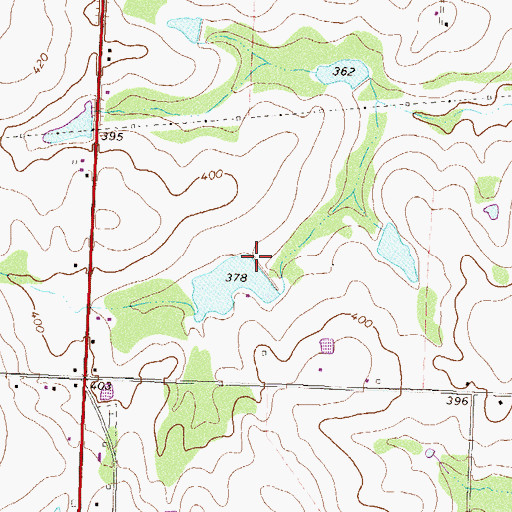Topographic Map of Varnadoe North Lake Dam, GA