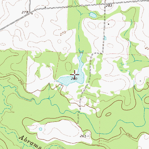 Topographic Map of Tison Lake, GA