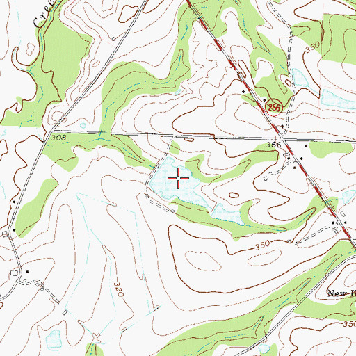 Topographic Map of Patterson Lake, GA