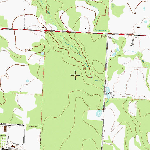 Topographic Map of Matthews Lake, GA