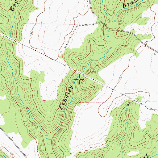 Topographic Map of Mckemie Lake North Dam, GA