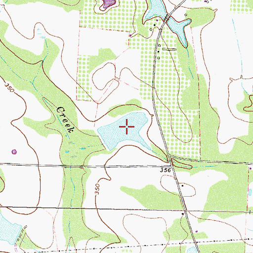 Topographic Map of Old Diz Mucke Pond, GA