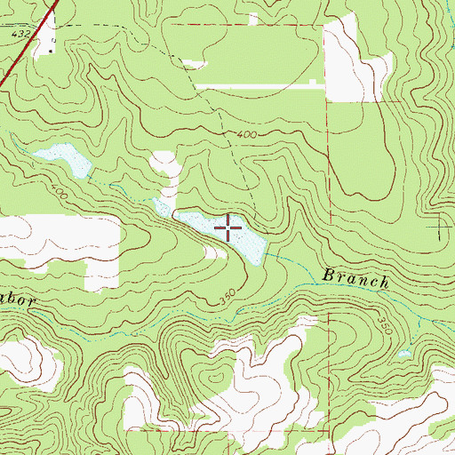 Topographic Map of Coffin Lake, GA
