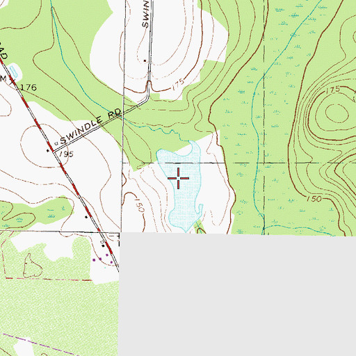 Topographic Map of Peters Lake, GA