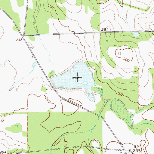 Topographic Map of Hatcher Lake, GA