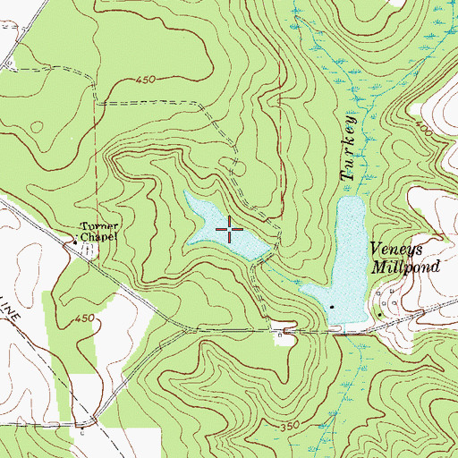 Topographic Map of Perry Lake, GA