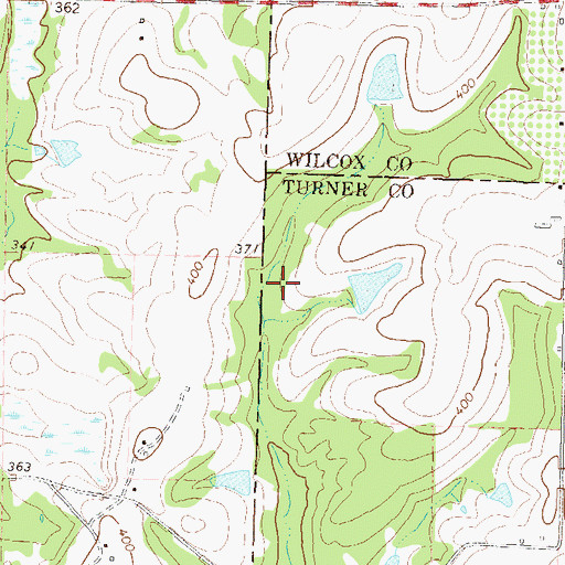 Topographic Map of Whelchel Lake Dam, GA