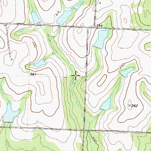 Topographic Map of Kendrick Lake, GA