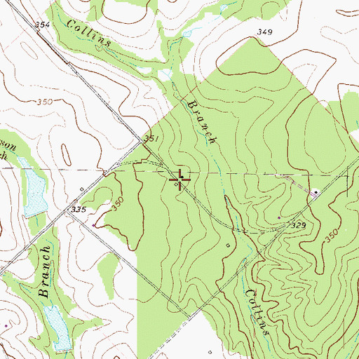 Topographic Map of Collins School (historical), GA