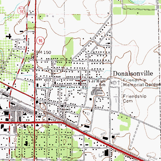Topographic Map of Antioch Free Will Baptist Church, GA