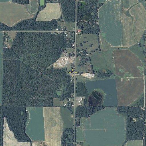 Aerial/Satellite Image of Church of God, GA