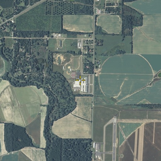 Aerial/Satellite Image of Seminole County Middle - High School, GA