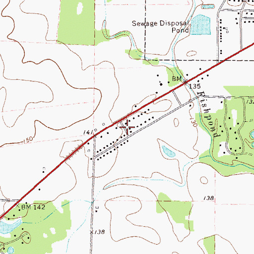 Topographic Map of Town and Country Subdivision Number 2, GA