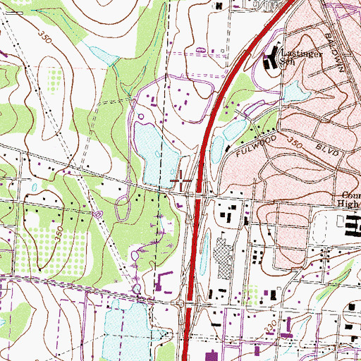 Topographic Map of Georgia Agrirama, GA