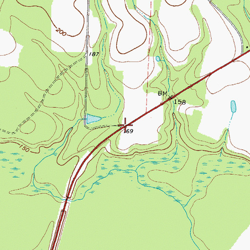 Topographic Map of Faith Tabernacle Church, GA