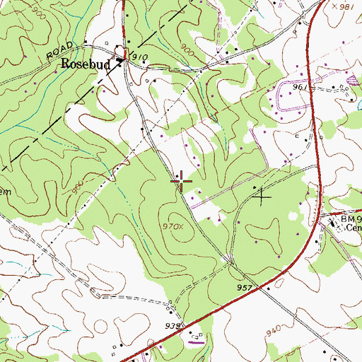Topographic Map of Lighthouse Church, GA