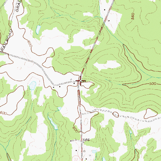 Topographic Map of Armstrong (historical), GA