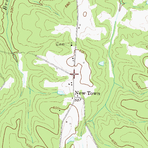 Topographic Map of Bessie (historical), GA