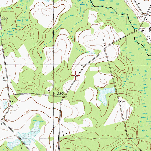Topographic Map of Fishtrap School (historical), GA