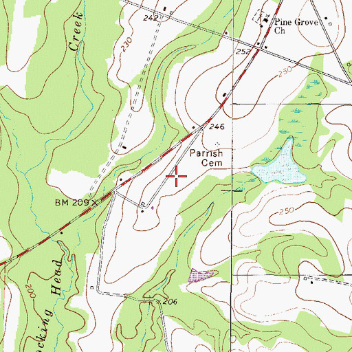 Topographic Map of Turner Airport (historical), GA