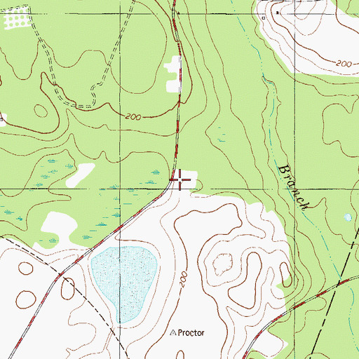 Topographic Map of Scarboro School (historical), GA