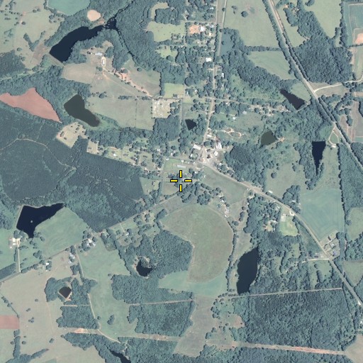 Aerial/Satellite Image of Darbys Academy (historical), GA
