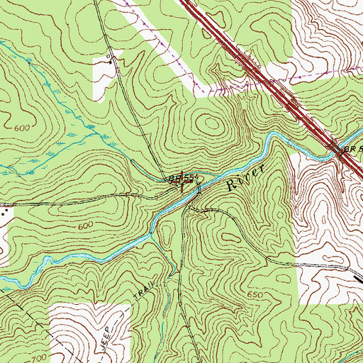 Topographic Map of Socrates (historical), GA