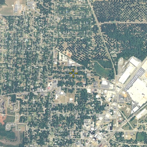 Aerial/Satellite Image of Mount Olive Methodist Episcopal Church, GA