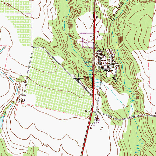 Topographic Map of Smyrna School (historical), GA